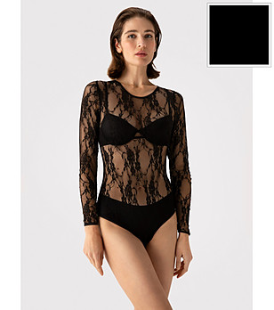 Черно дантелено боди JILL снимка