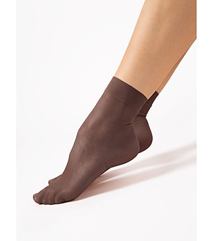 2 броя фини чорапи в цвят мока 15 DEN MAJA снимка