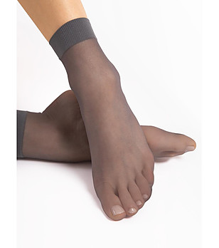 2 броя тъмносиви тънки чорапи 15 DEN MAJA снимка