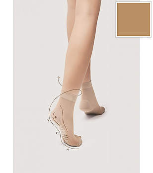 Бежови чорапи 20 DEN MEDICA снимка