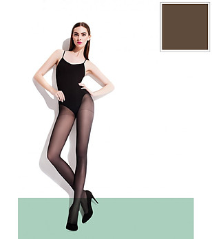 Чорапогащник в цвят мока 40 DEN NINA снимка