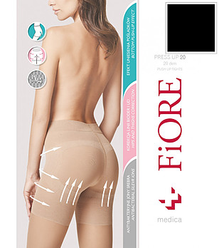 Черен стягащ чорапогащник 20 DEN PRESS UP снимка