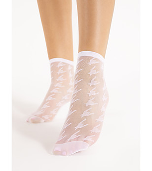 Бели тънки чорапи 20 DEN RITA снимка