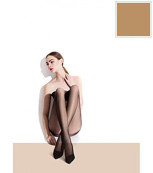 Светъл телесен чорапогащник 15 DEN SAVA снимка