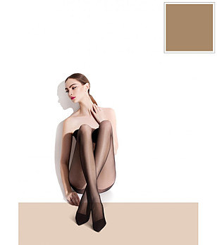 Телесен чорапогащник 15 DEN SAVA снимка