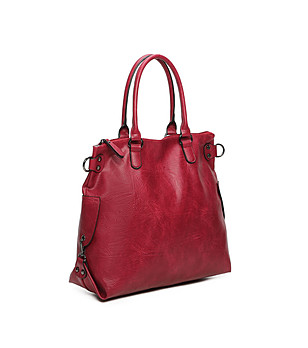 Дамска чанта бордо  снимка