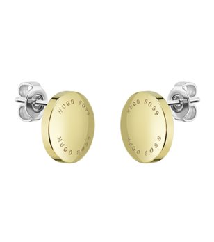 Златисти дамски обеци снимка