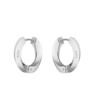 Дамски сребристи обеци снимка