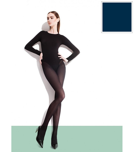 Тъмносин чорапогащник 40 DEN PAULA снимка