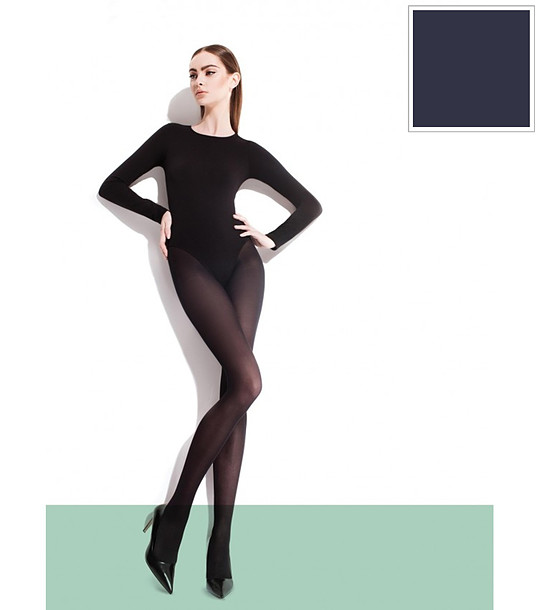 Тъмносин чорапогащник 40 DEN PAULA снимка