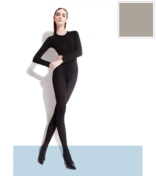 Плътен чорапогащник в сив нюанс 60 DEN ROZA  снимка