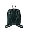 Зелена дамска раница с преден джоб-1 снимка