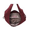 Дамска чанта в бордо с дълга дръжка-3 снимка