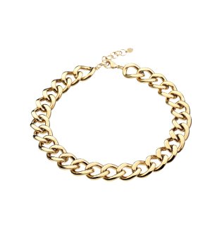 Златисто дамско колие тип верижка BOSSY CHAIN снимка
