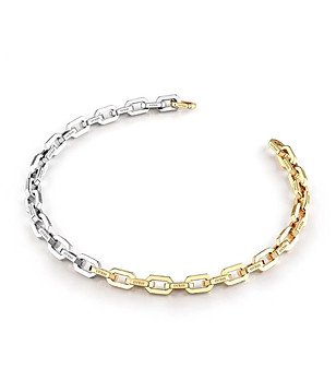 Дамско колие в сребрист ни златист цвят THE CHAIN  снимка