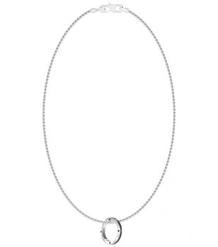 Сребристо мъжко колие от неръждаема стомана  LEGACY снимка