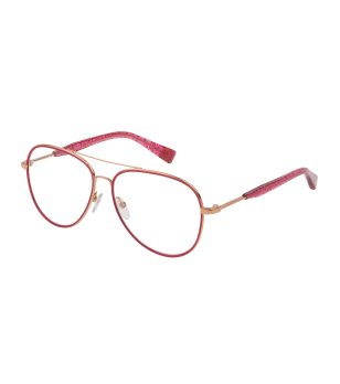 Дамски розови рамки за очила снимка