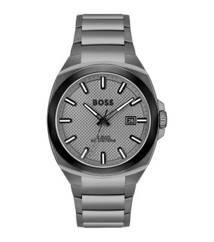 Сив мъжки часовник от неръждаема стомана  снимка