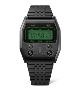 Дигитален черен часовник Casio снимка