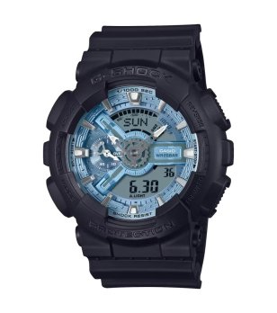 Мъжки черен часовник сине циферблат G-SHOCK снимка