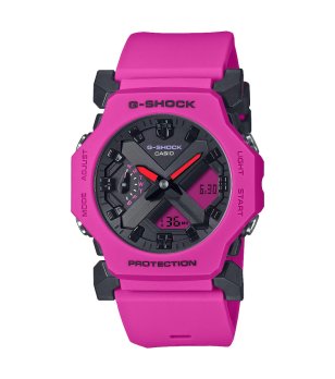 Розов дамски часовник с каишка от смола G-SHOCK снимка