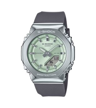 Дамски сив часовник с метален безел G-SHOCK снимка