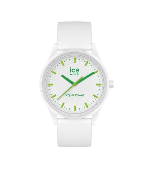 Бял дамски часовник със соларно захранване снимка