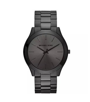 Мъжки черен часовник от неръждаема стомана снимка