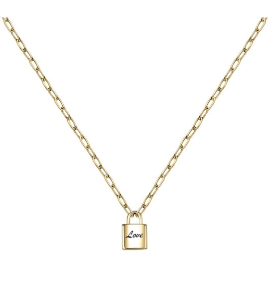 Златисто колие с катинар снимка