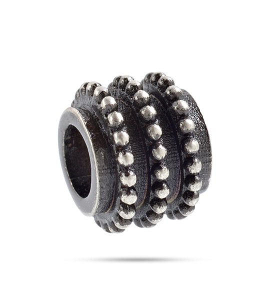 Метална мъжка висулка в тъмен сребрист цвят Sector снимка