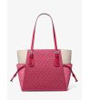 Розова дамска чанта тип тоте с цип VOYAGER-1 снимка