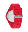 Червен мъжки часовник с мултифункционален дисплей-1 снимка