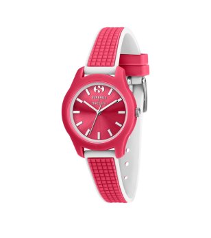 Дамски часовник в розово и бяло снимка