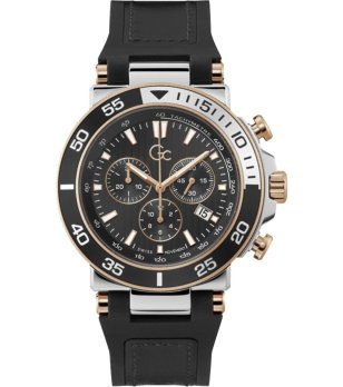 Мъжки черен часовник хронограф Gc снимка