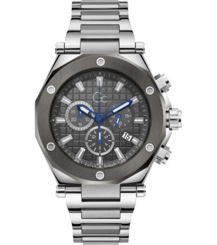 Сребрист мъжки часовник с хронограф Legacy Chronometro снимка