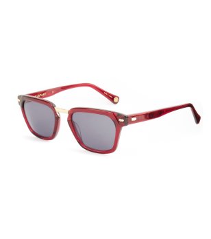 Дамски слънчеви очила в бордо  снимка