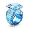 Дамски син стъклен пръстен Lucent Swarovski-1 снимка