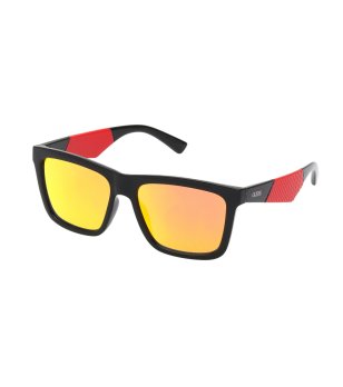 Мъжки черни слънчеви очила с поляризирани жълти лещи  снимка