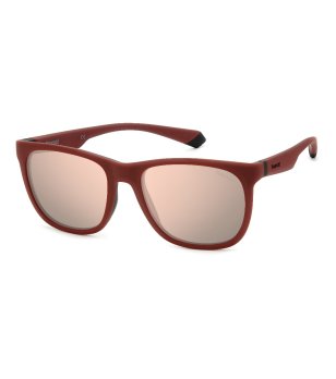 Червени слънчеви очила с поляризирани розови стъкла  снимка