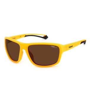 Унисекс жълти слънчеви очила с поляризирани стъкла Polaroid снимка