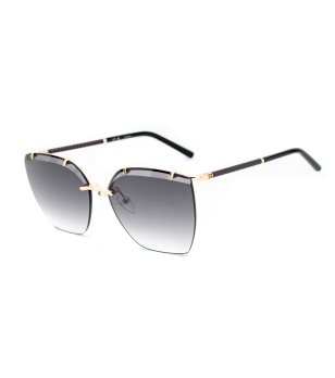 Дамски слънчеви очила с метални рамки снимка