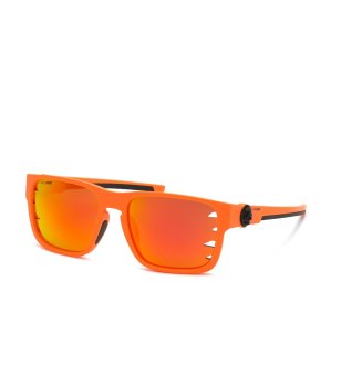 Мъжки оранжеви слънчеви очила с огледални стъкла снимка