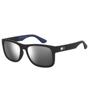 Мъжки черни слънчеви очила с огледални лещи Tommy Hilfiger снимка
