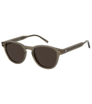 Мъжки слънчеви очила в кафяво  снимка