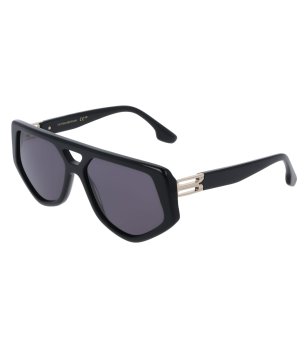 Дамски слънчеви очила с рамка в черно  снимка