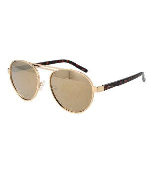 Мъжки златисти слънчеви очила с метална рамка снимка