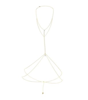 Златисто дамско боди колие ALL EYES ON ME Guess снимка