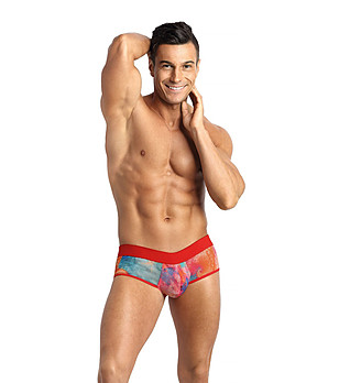 Червени мъжки слипове с изрязан гръб FALCON JOCK снимка