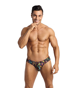 Мъжки черни прашки с принт MEXICO снимка