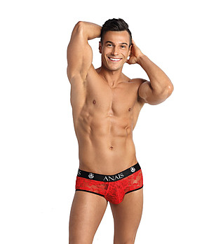 Червени боксерки с изрязан детайл BRAVE JOCK снимка